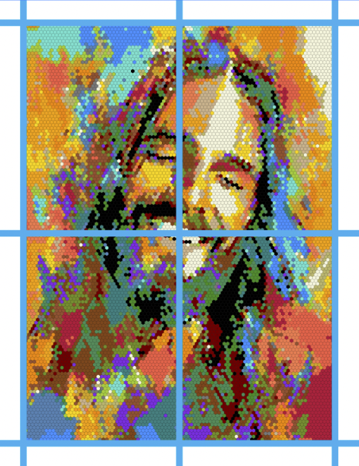 Color Waterfall 4 pages