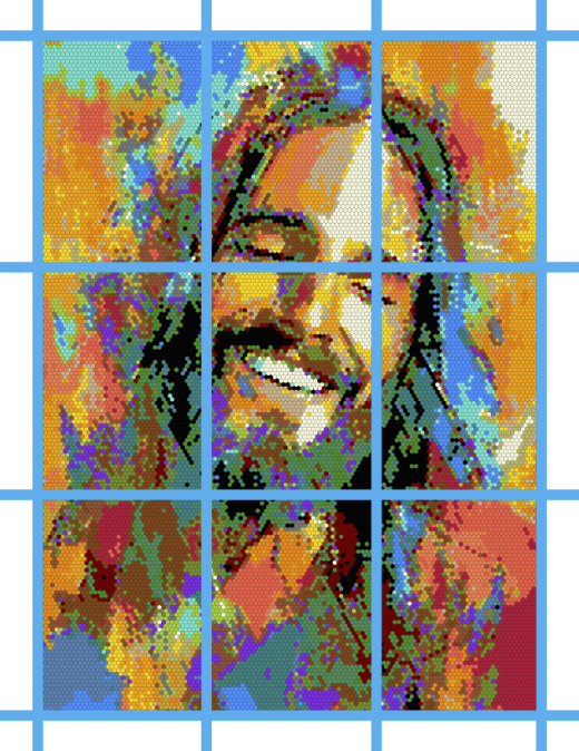 Color Waterfall 9 pages