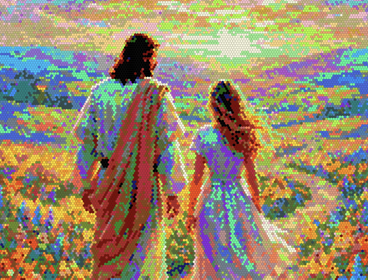 Walking with a Young Woman
